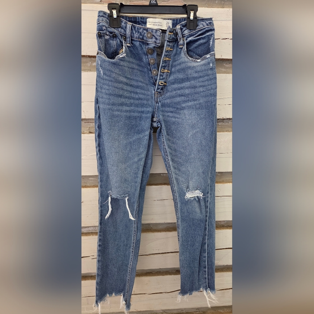 A&F mom jeans